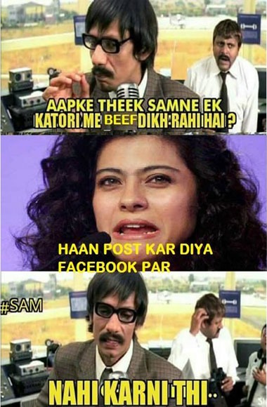 IN WHICH A BOLLYWOOD MOVIE IS USED TO COMMENT ON THE BEEF CONTROVERSY